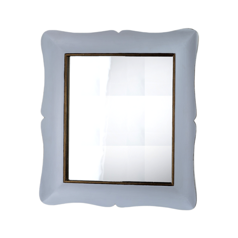 "Shaped Mirror "A GUANTIERA" (White and Bronze Line)