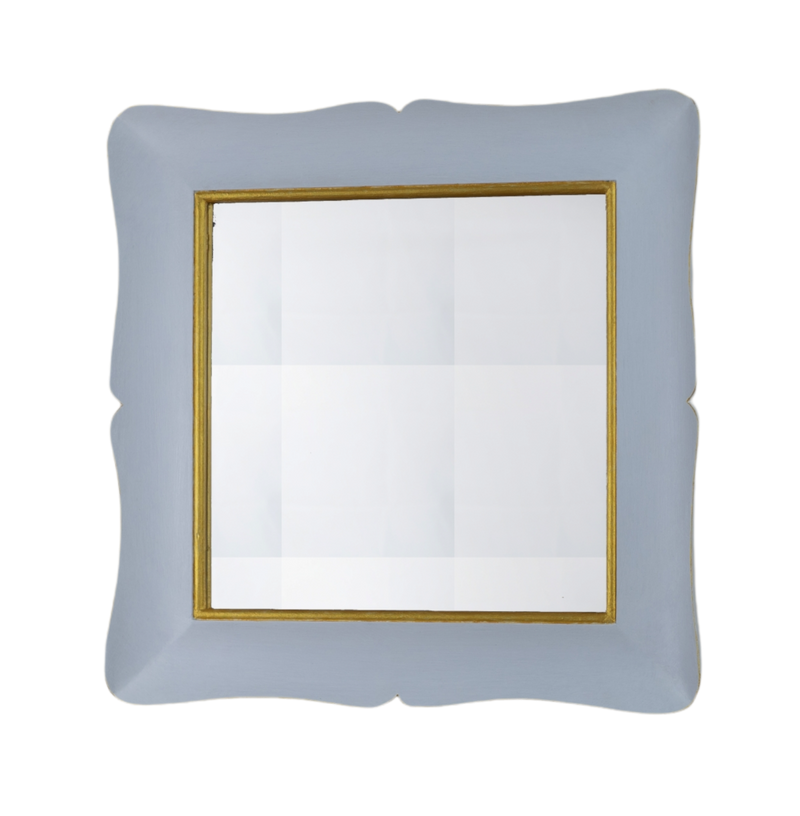 Shaped Mirror "A GUANTIERA" (White and Rich Gold)