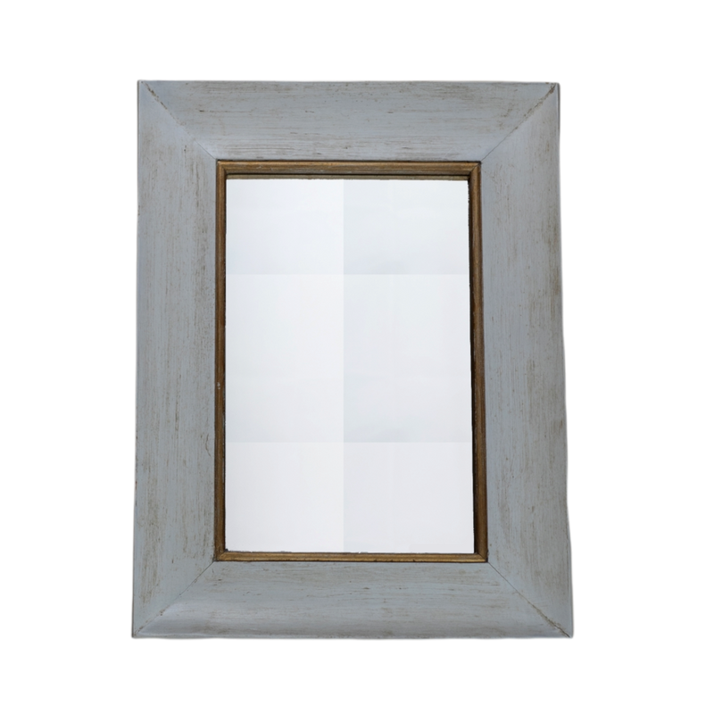 Straight Mirror "A GUANTIERA" (Antique White Background)