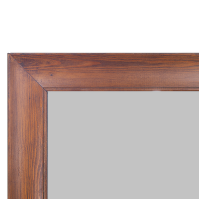 Straight Mirror "A GUANTIERA" (Stained Fir)