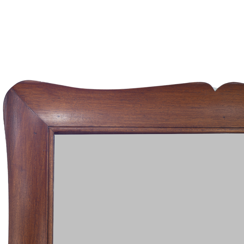 Shaped Mirror "A GUANTIERA" (Local Walnut)