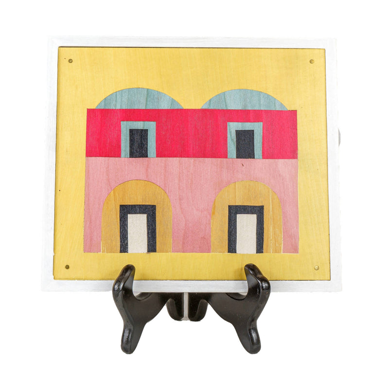 Inlaid Picture "Mediterranean Houses 002"