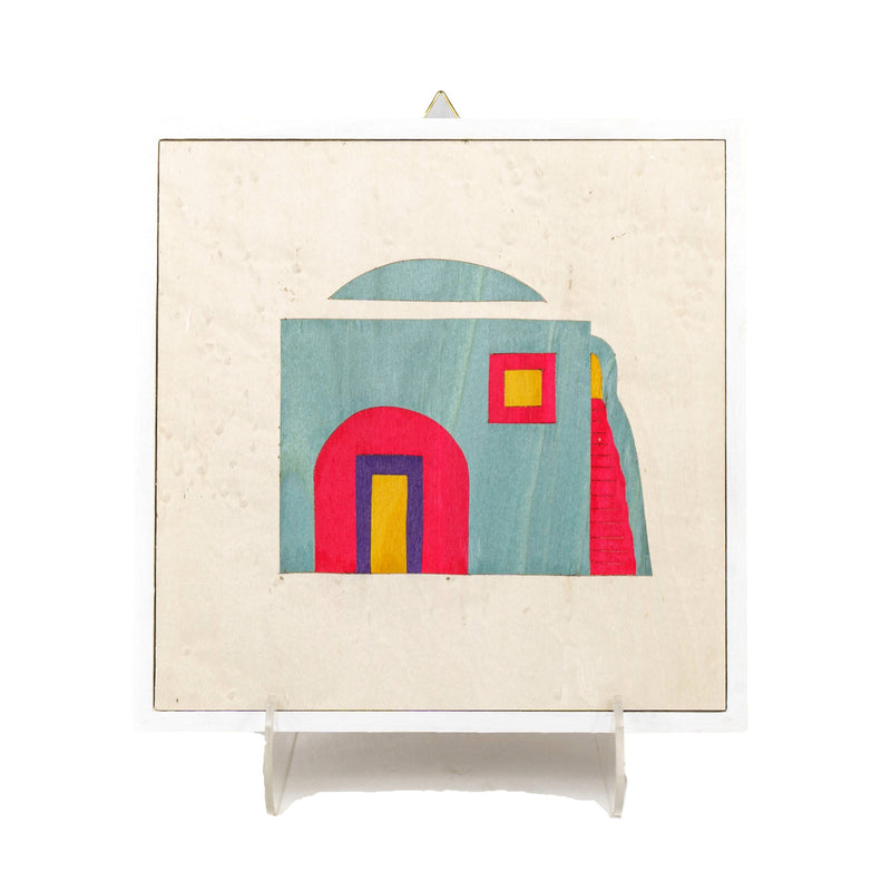 Inlaid Picture "Mediterranean Houses 003"