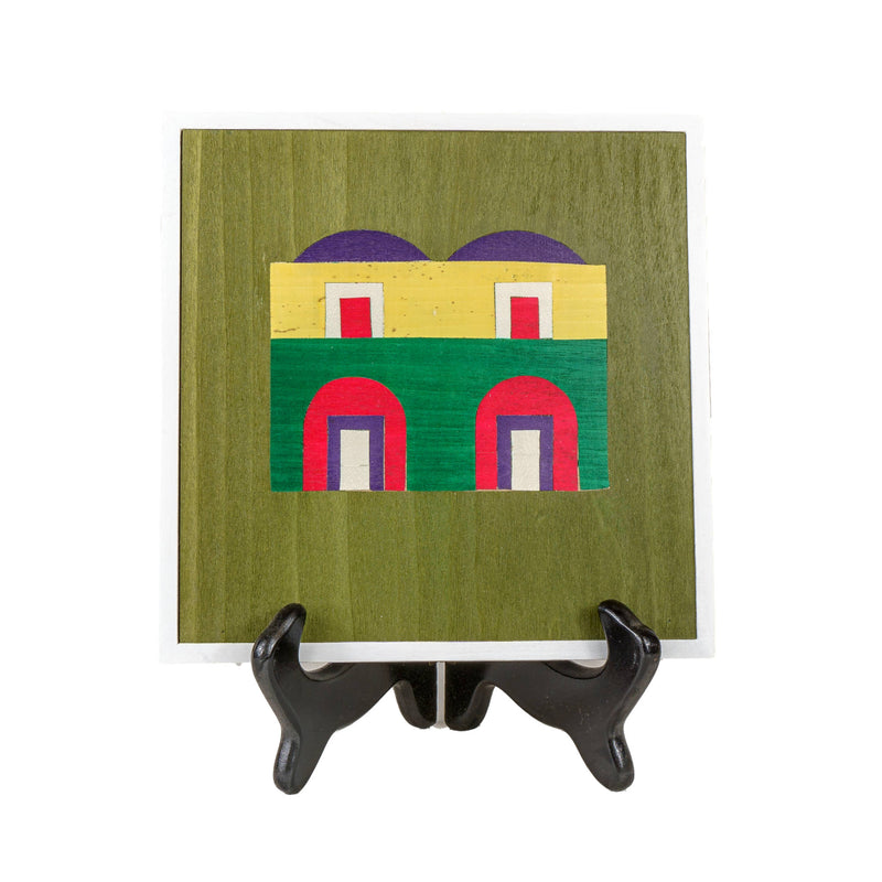 Inlaid Picture "Mediterranean Houses 005"