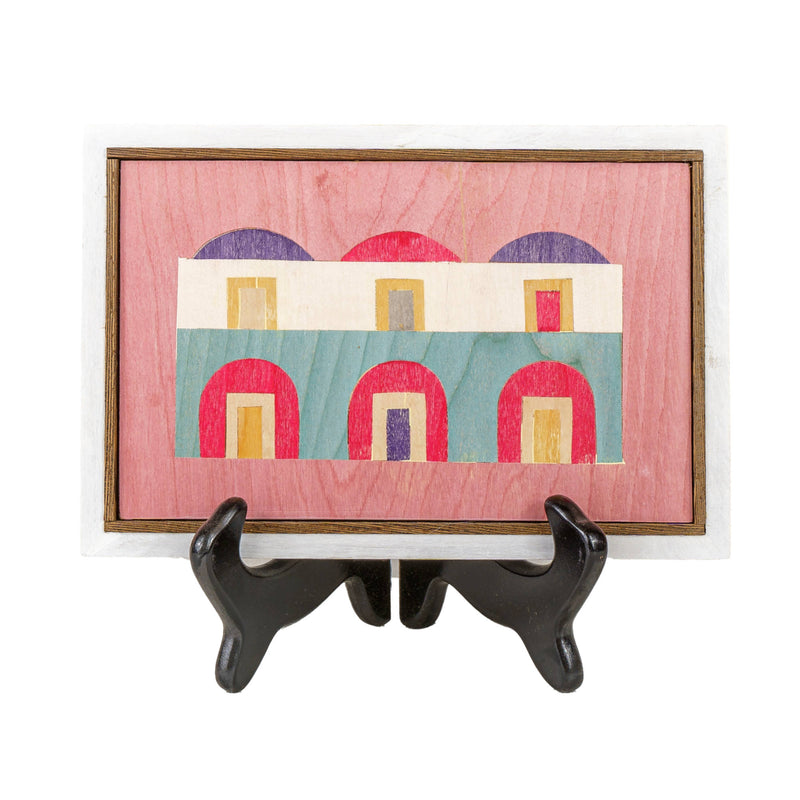 Inlaid Picture "Mediterranean Houses 007"