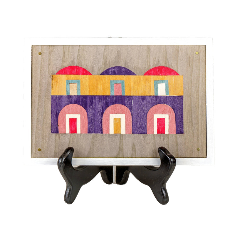 Inlaid Picture "Mediterranean Houses 014"