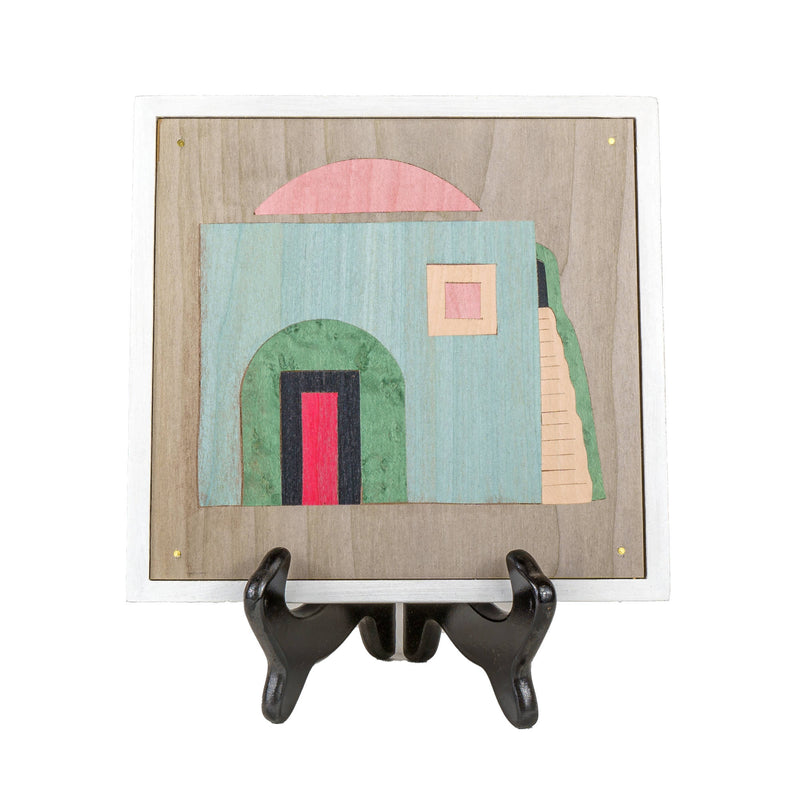 Inlaid Picture "Mediterranean Houses 016"