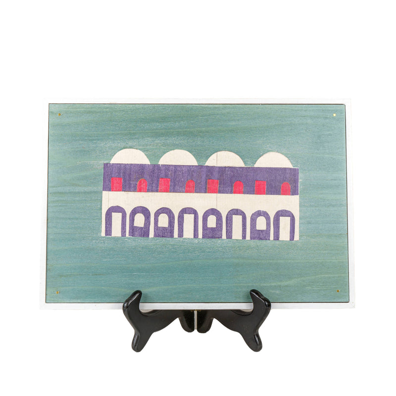 Inlaid Picture "Mediterranean Houses 025"