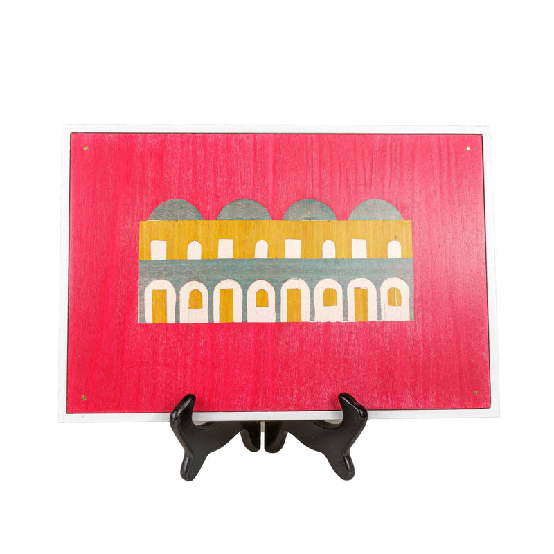 Inlaid Picture "Mediterranean Houses 028"