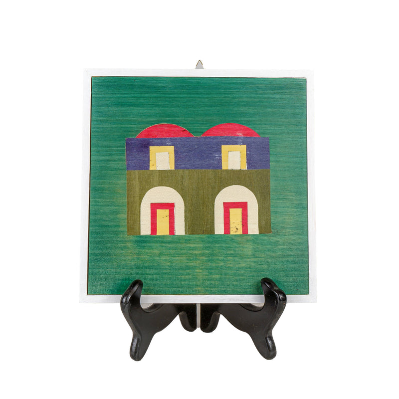 Inlaid Picture "Mediterranean Houses 032"