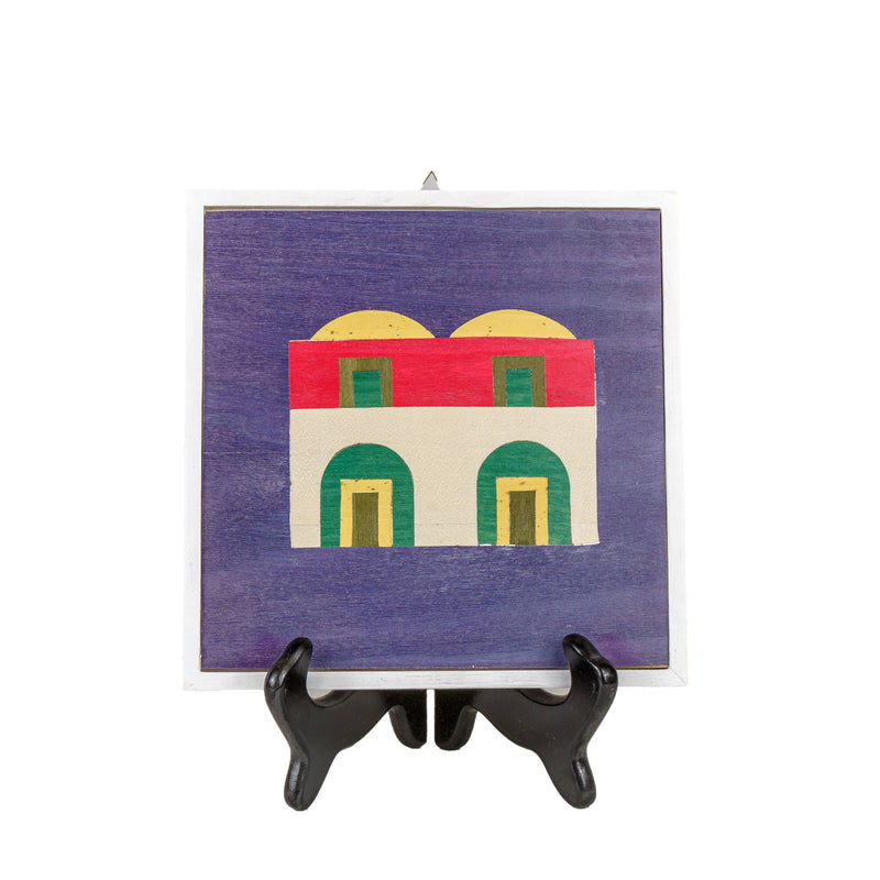 Inlaid Picture "Mediterranean Houses 033"