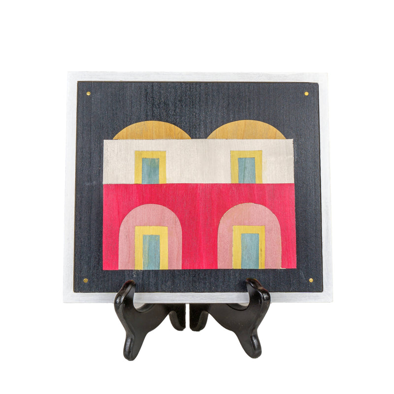 Inlaid Picture "Mediterranean Houses 035"