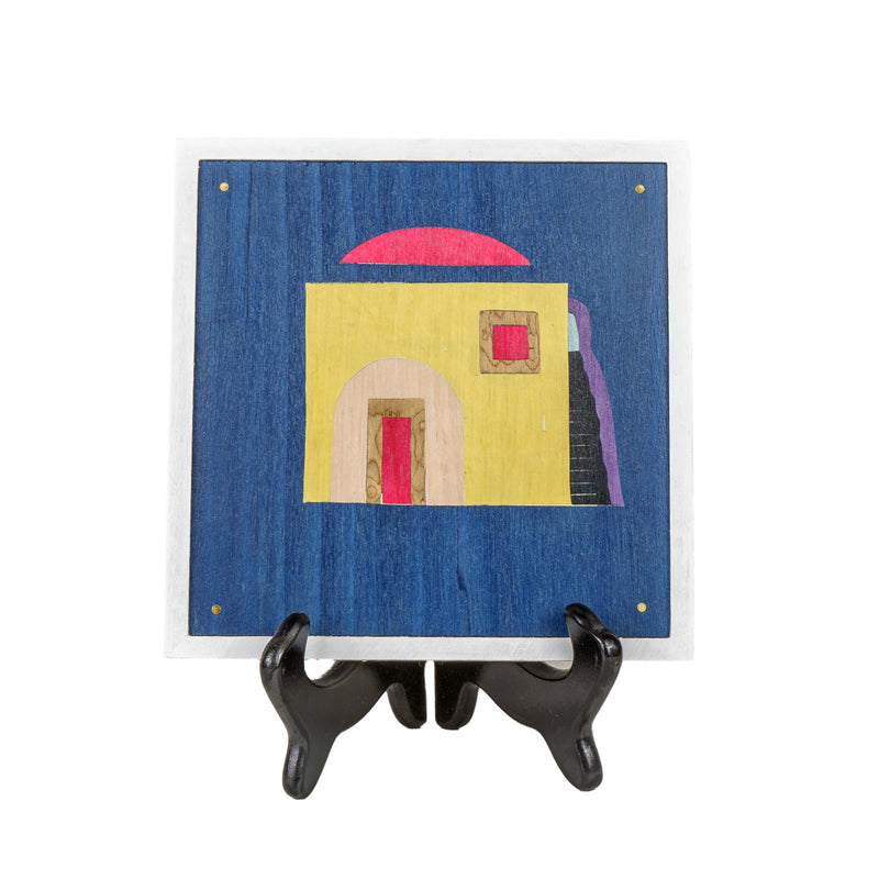 Inlaid Picture "Mediterranean Houses 036"