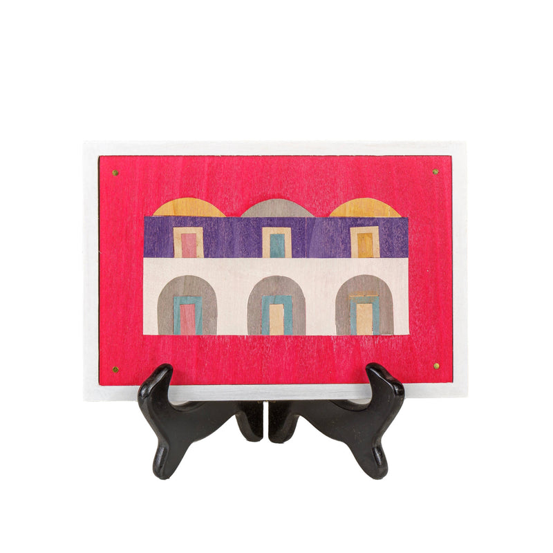 Inlaid Picture "Mediterranean Houses 037"