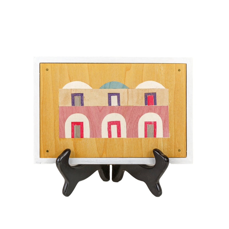 Inlaid Picture "Mediterranean Houses 038"