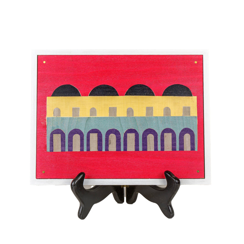 Inlaid Picture "Mediterranean Houses 039"