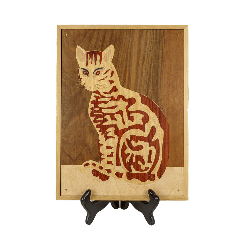 Inlaid picture "Mediterranean Cat 001"