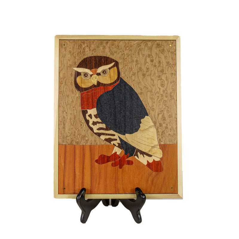 Inlaid Picture "Mediterranean Owl 004"