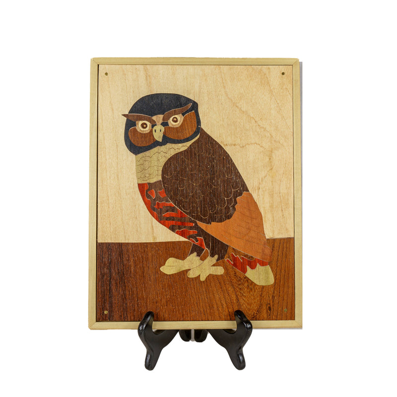 Inlaid Picture "Mediterranean Owl 005"