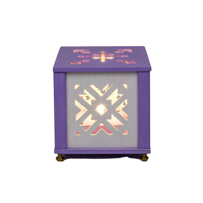 "MORESCA" lamp (White and Lilac)