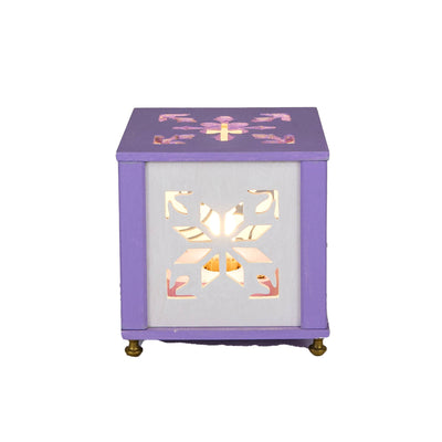 "MORESCA" lamp (White and Lilac)