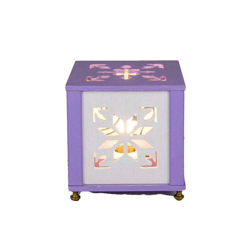 "MORESCA" lamp (White and Lilac)