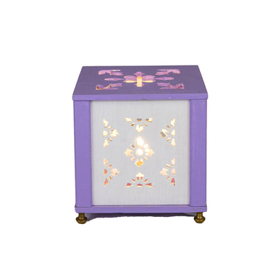 "MORESCA" lamp (White and Lilac)