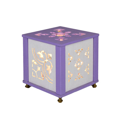 "MORESCA" lamp (White and Lilac)