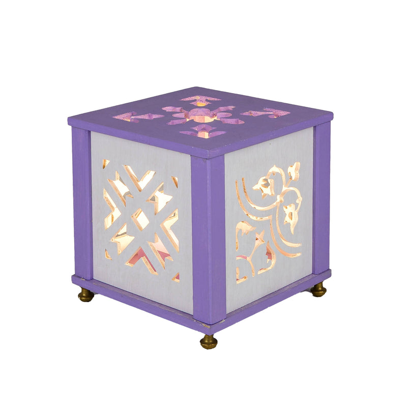 "MORESCA" lamp (White and Lilac)