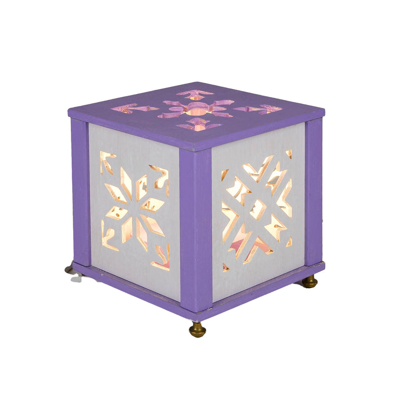 "MORESCA" lamp (White and Lilac)