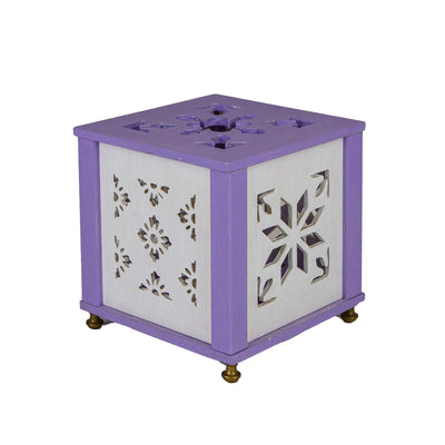 "MORESCA" lamp (White and Lilac)