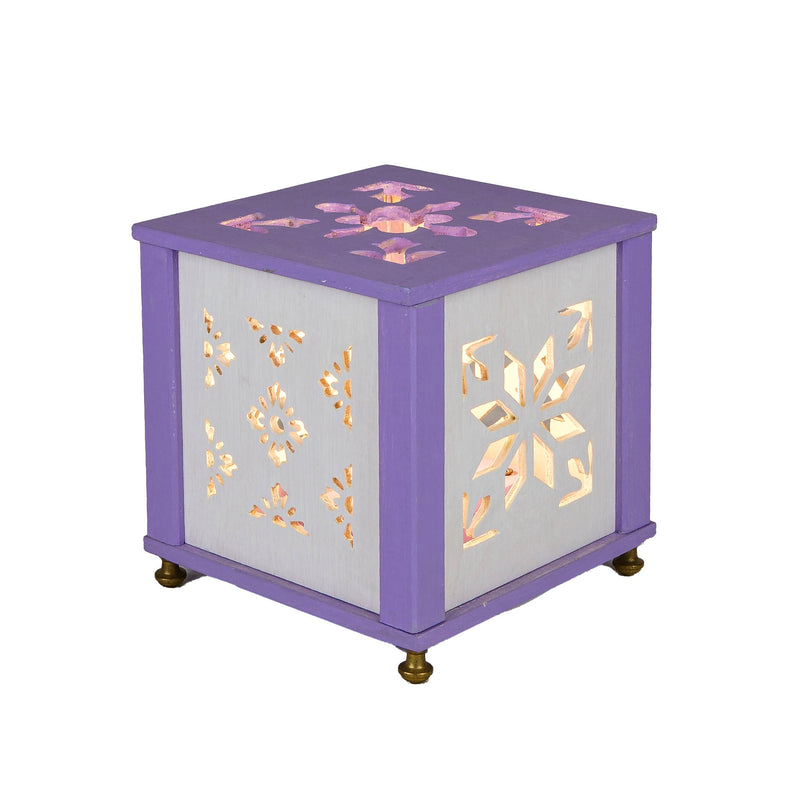 "MORESCA" lamp (White and Lilac)