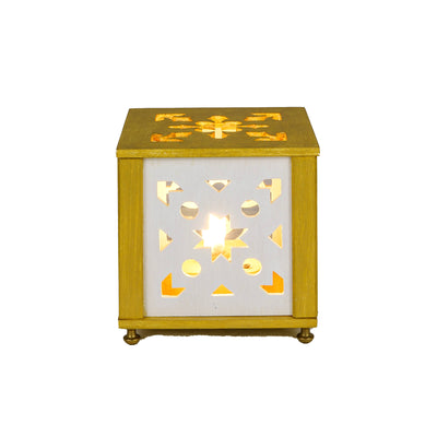 "MORESCA" Lamp (White and Gold)