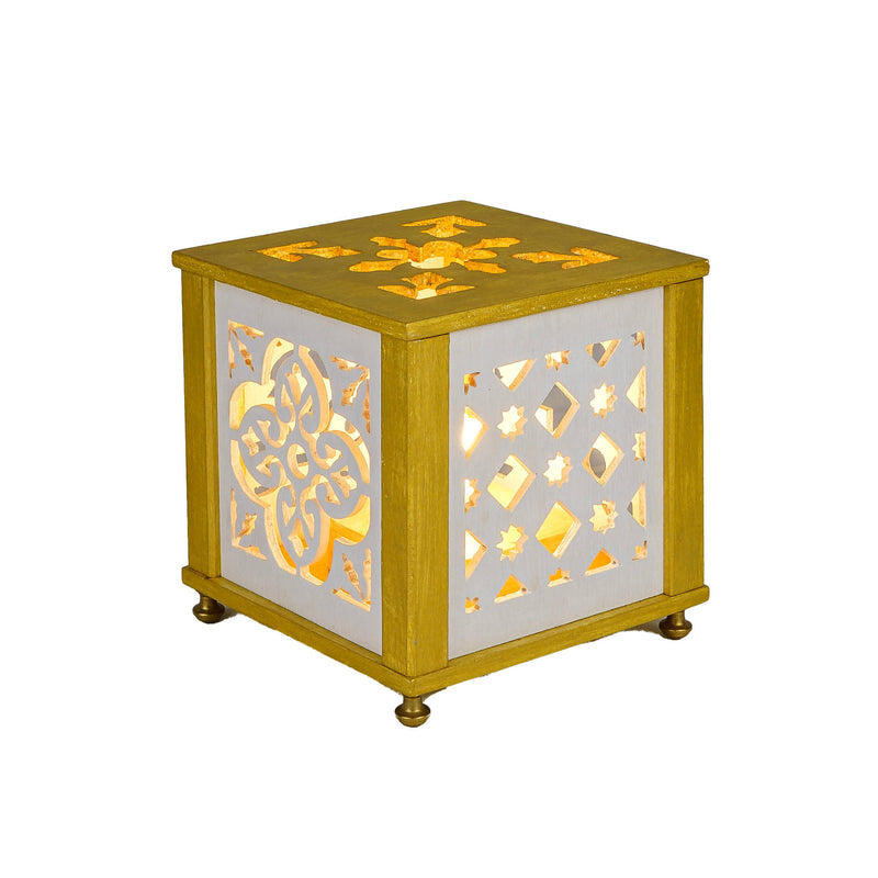 "MORESCA" Lamp (White and Gold)