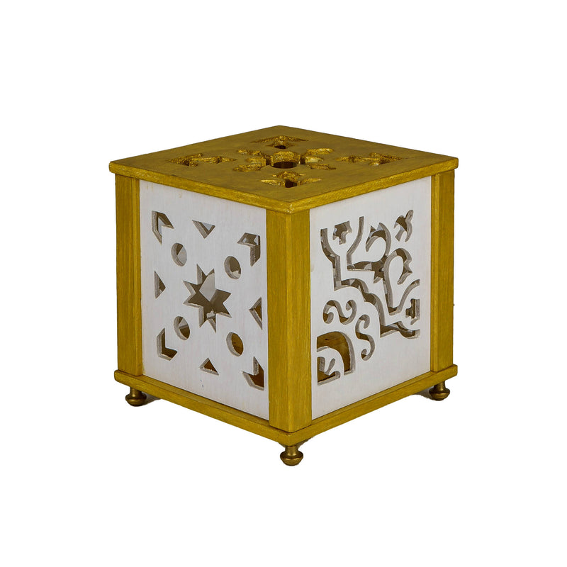 "MORESCA" Lamp (White and Gold)