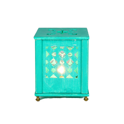 Lampada "MORESCA" (Verde Smeraldo decapato)