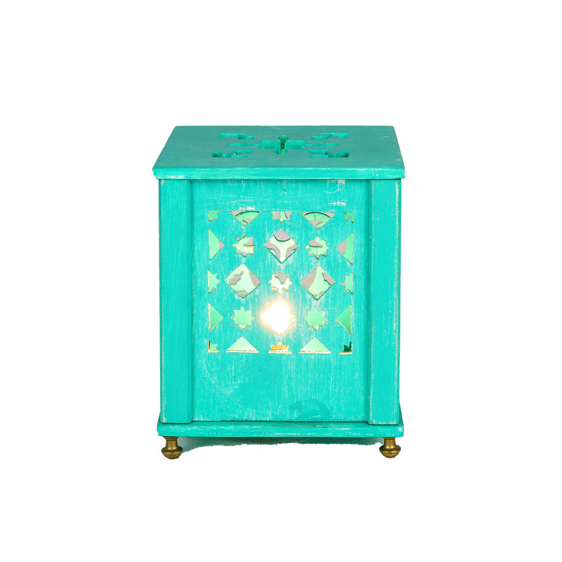 Lampada "MORESCA" (Verde Smeraldo decapato)